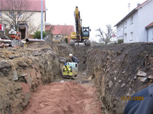 Leitungsgraben