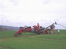 Leitungsverlegung mit Pflug